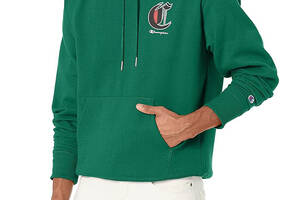 Толстовка мужская Champion Powerblend Fleece Pullover Hoodie 1 XL Green