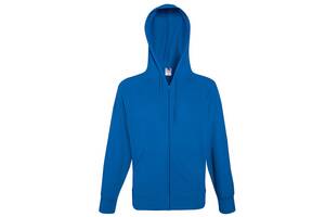 Толстовка на молнии Fruit of the Loom Lightweight hooded sweat jacket M Ярко-Синий (062144051M)