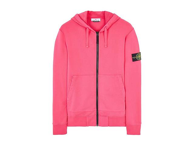 Толстовка Stone Island 64251 Zip Hooded Sweatshirt Pink XL
