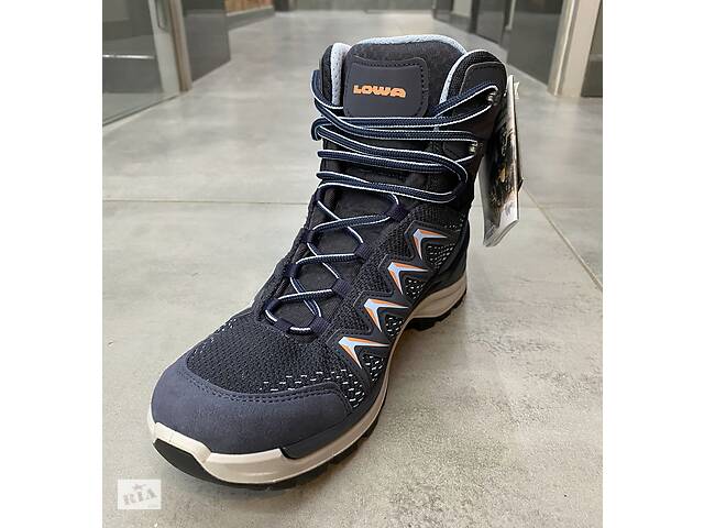 Трекинговые кроссовки Lowa Innox Pro Gtx Mid Ws 36,5 р, цвет Голубой, легкие Трекинговые ботинки