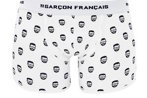 Трусы боксеры Garcon Francais Boxer18 M Blanc daddy (3701195814966)