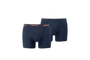 Трусы-боксеры Head Basic Boxer 2-pack navy blue — 841001001-493 M S Синий