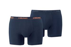 Трусы-боксеры Head Basic Boxer 2-pack navy blue — 841001001-493 M S Синий