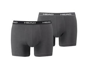 Трусы-боксеры Head Basic Boxer 2-pack S Серый 841001001-415