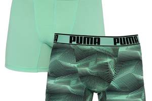 Трусы-боксеры Puma Active Boxer 2-pack S green/black 501010001-003