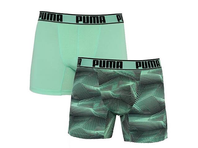 Трусы-боксеры Puma Active Boxer M 2 пары green/black (501010001-003)