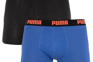 Трусы-боксеры Puma Basic Boxer 2-pack S black/blue 521015001-004
