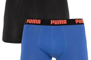 Трусы-боксеры Puma Basic Boxer S 2 пары Black/blue (521015001-004)