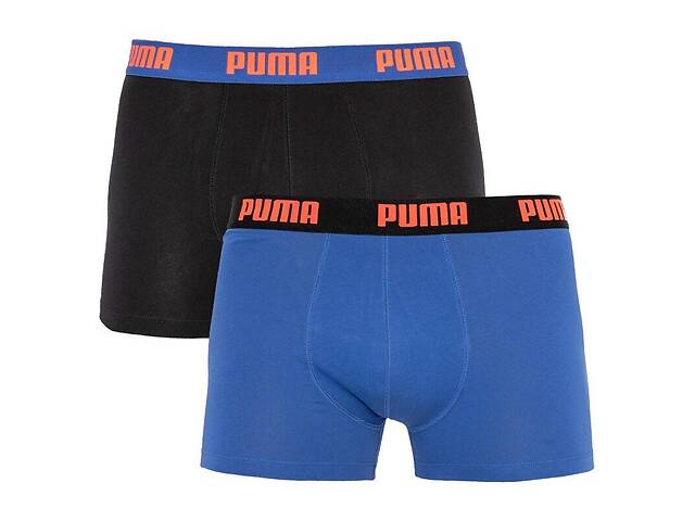 Трусы-боксеры Puma Basic Boxer XL 2 пары Black/blue (521015001-004)