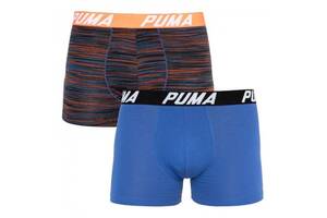 Трусы-боксеры Puma Bold Stripe Boxer 2-pack blue/red — 501002001-030 XL Синий/Красный