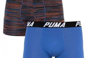 Трусы-боксеры Puma Bold Stripe Boxer 2-pack blue/red — 501002001-030 XL Синий/Красный