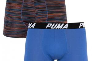 Трусы-боксеры Puma Bold Stripe Boxer 2-pack L blue/red 501002001-030