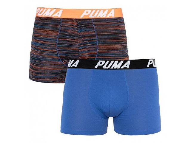Трусы-боксеры Puma Bold Stripe Boxer S 2 пары blue/red (501002001-030)