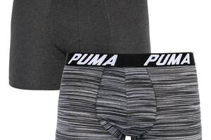 Трусы-боксеры Puma Bold Stripe Boxer S 2 пары gray (501002001-200)