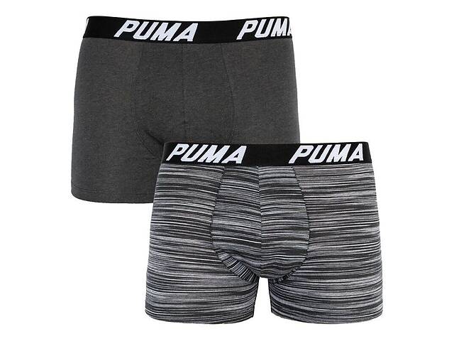Трусы-боксеры Puma Bold Stripe Boxer S 2 пары gray (501002001-200)