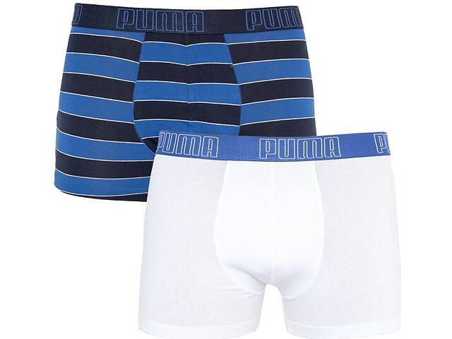 Трусы-боксеры Puma Bold Stripe Boxer XL 2 пары blue/black/white (501001001-010)