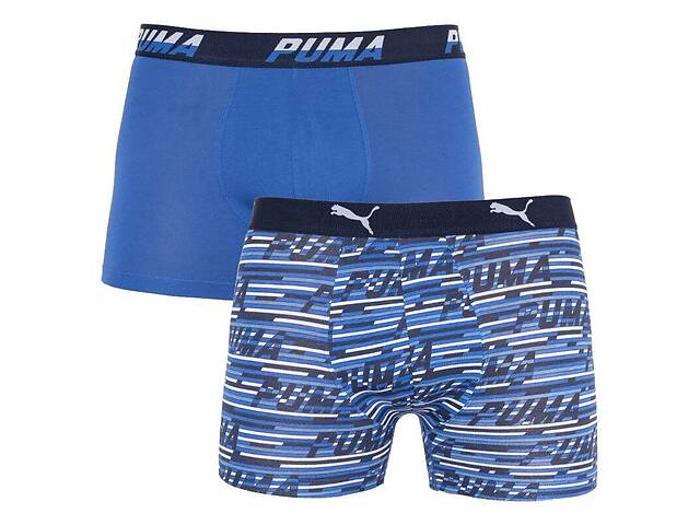 Трусы-боксеры Puma Logo AOP Boxer M 2 пары blue (501003001-010)