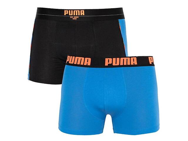 Трусы-боксеры Puma Statement Boxer L 2 пары black/blue (501006001-030)