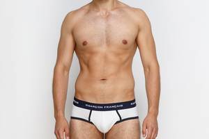 Трусы слипы Garcon Francais Slip12 XL Blanc (3701195800198)