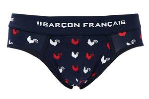 Трусы слипы Garcon Francais Slip18 L Tricolore coqs (3701195814485)