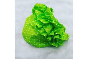 Трусики під памперс для дівчинки (розміри від 0 місяців до 1.5 року) — Зелені цяточки