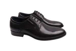 Туфлі чоловічі Brooman чорні натуральна шкіра 893-22DT 40