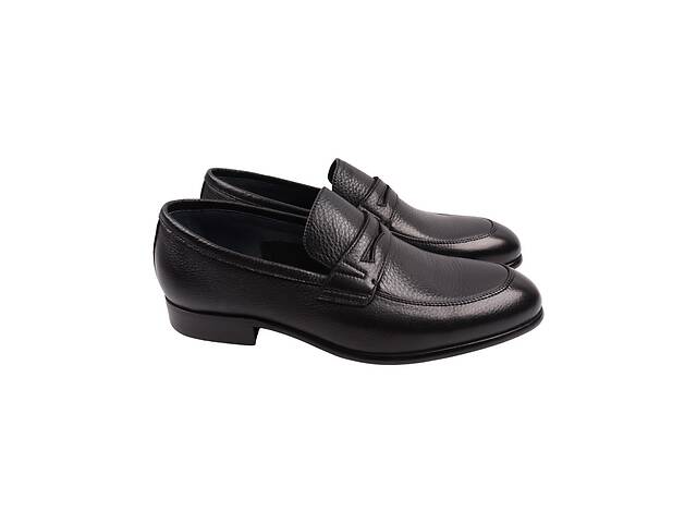 Туфлі чоловічі Brooman чорні натуральна шкіра 899-22DT 42