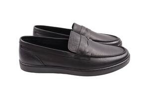 Туфлі чоловічі Copalo чорні натуральна шкіра 244-23DTC 42