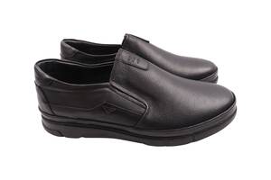 Туфлі чоловічі Copalo чорні натуральна шкіра 247-23DTC 40