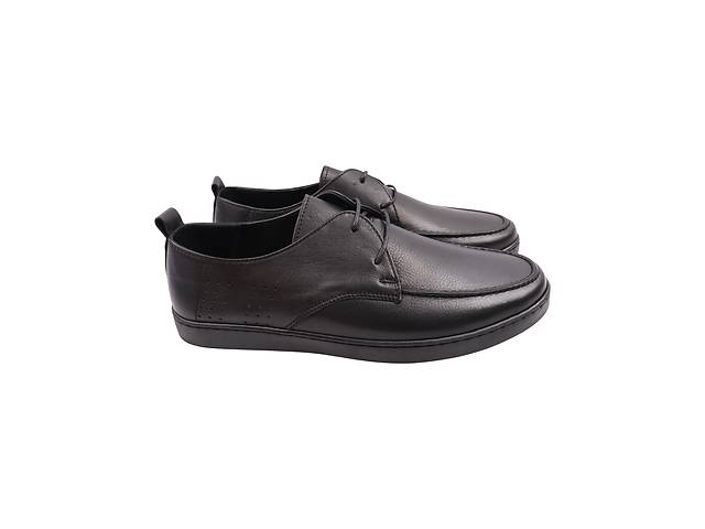 Туфлі чоловічі Copalo чорні натуральна шкіра 255-23DTC 41