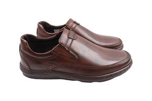 Туфлі чоловічі Giorgio коричневі натуральна шкіра 46-DTC 42