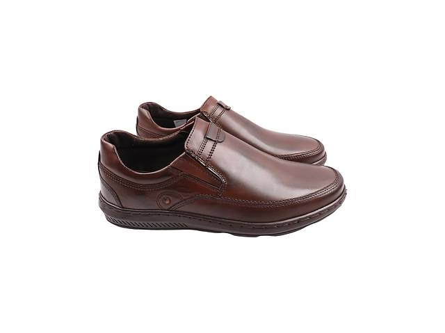 Туфлі чоловічі Giorgio коричневі натуральна шкіра 46-DTC 42