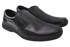 Туфлі чоловічі Konors натуральна шкіра колір Чорний 483-20/22DTC 46