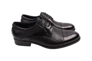 Туфлі чоловічі Lido Marinozi чорні натуральна шкіра 302-22DT 39