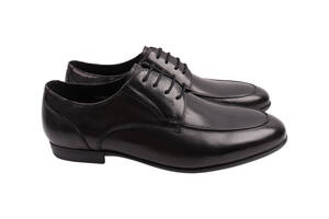 Туфлі чоловічі Roberto Paulo чорні натуральна шкіра 624-22DT 45