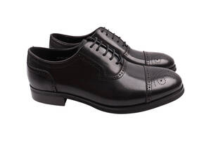 Туфлі чоловічі Roberto Paulo чорні натуральна шкіра 627-22DT 45
