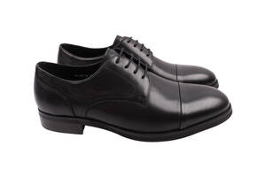 Туфлі чоловічі Roberto Paulo чорні натуральна шкіра 628-22DT 40