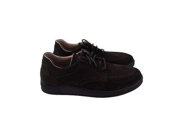 Туфлі чоловічі Vadrus чорні натуральний нубук 485-23DTC 42