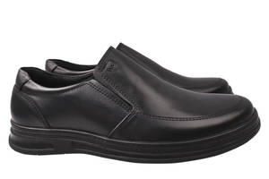 Туфлі чоловічі з натуральної шкіри чорний Konors 551-21/23DTC 41