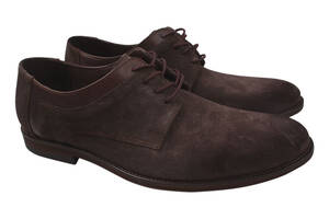 Туфлі класика чоловічі BUCCI Натуральна замша колір Кабір 19-20DT 45
