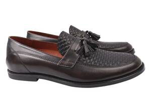 Туфли-лоферы мужские из натуральной кожи на низком ходу Кабир Vadrus 302-21DT 44