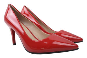 Туфлі на шпильці жіночі Liici еко лак колір Червоний 34-9DT 36
