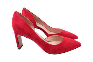 Туфли женские Anemone Красная натуральная замша 202-22DT 39