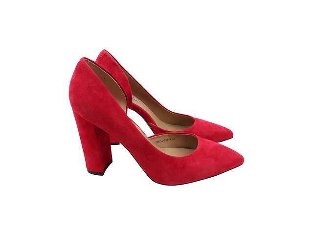Туфлі жіночі Anemone Червоні натуральна замша 206-22DT 36