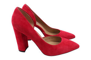 Туфли женские Anemone Красная натуральная замша 206-22DT 40