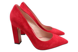 Туфли женские Anemone Красная натуральная замша 229-22DT 40