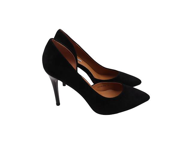 Туфлі жіночі Anemone Чорні натуральна замша 204-22DT 39