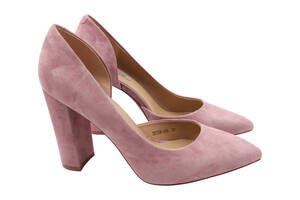 Туфли женские Anemone Розовая натуральная замша 191-22DT 38