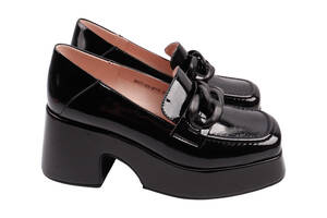 Туфлі жіночі Brocoly чорні натуральна лакована шкіра 411-22DTC 37
