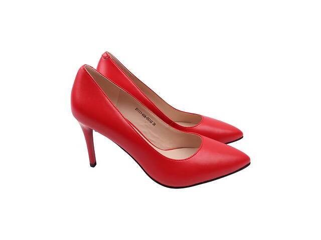 Туфлі жіночі Geronea Червоні натуральна шкіра 995-22DT 37